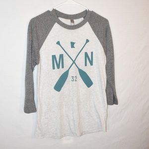 MInnesota 10,000 Lakes baseball tee!